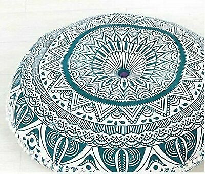 #ad Kids Meditation Mandala Pillow Dog Seating Yoga Ottoman Floor Cushion Cover $14.39