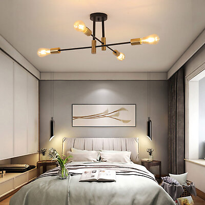 #ad Sputnik Chandelier 4 light Modern Pendant Lighting Ceiling Hanging Light Fixture $29.41