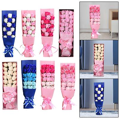#ad soap flower Romantic Realistic Bath Women Ornaments Artificial Flowers for $15.49