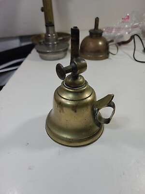 #ad Antique French Paraffin Lamp 1800s $85.00