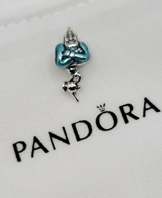 #ad Authentic Pandora Disney Aladdin Genie amp; Lamp Charm #792348C01 A19 $49.99