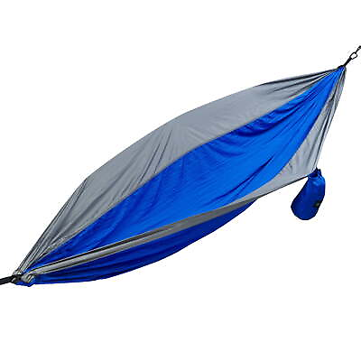 #ad Large Two Person Parachute Camping Hammock with Nautical Grade Tree Ropes $24.20