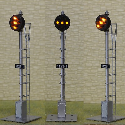 #ad 1 x HO scale model railroad CPL signal Bamp;O light 3V LEDs Pennsy signal #DY7 $29.99