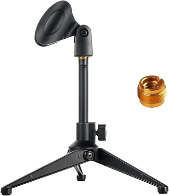 #ad Bearstar Universal Desktop Microphone Stand Adjustable MIC Tabletop Stand with M $15.81