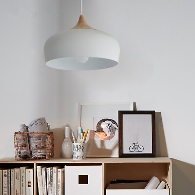 #ad Modern Pendant Light Wood Pattern Ceiling Lamp Kitchen Island Hanging Lamp $17.10