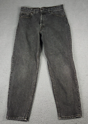 #ad Vintage Levis 550 Jeans Mens 32x29 Black Tapered 1990 Denim Faded Relaxed USA $29.99