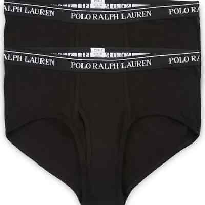 #ad NEW Polo Ralph Lauren Cotton Knit Mid Rise Briefs 2 Pack Big Tall Men#x27;s Size 50 $25.00