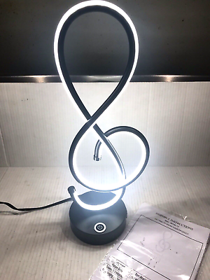 #ad Music Note Lamp Modern Table Lamp LED Bedside with USB Port Dimmable LEIP NEW $58.00