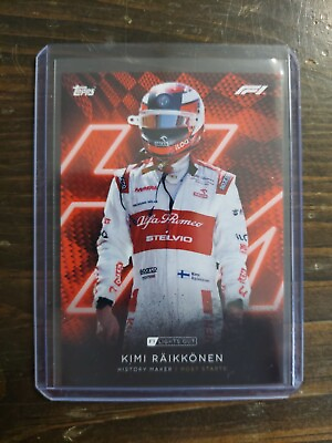 #ad Kimi Raikkonen 2021 Formula 1 One F1 Lights Out. History Maker Most Starts. $2.00