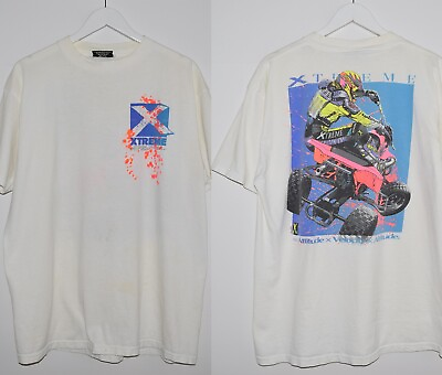 #ad Vintage 1992 Xtreme Motocross Jersey Jeff Matiasevich Supercross T shirt S 3XL $9.95