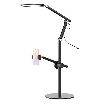 #ad New Model Multi Functional Desk Lamp Dimmable 3 Color Modes 5 Brightness ... $40.74