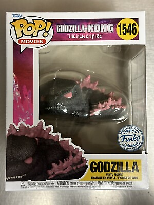 #ad IN HAND EXCLUSIVE SUPER Sleeping Godzilla Funko Pop Movies #1546 Kong New Empire $49.99