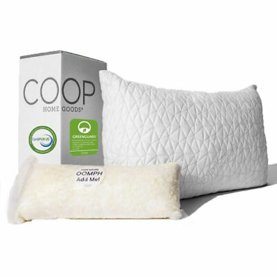 #ad US 1 2 Pack Premium Coop Home Goods King Queen Size Memory Foam Loft Bed Pillows $36.99