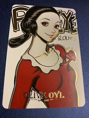 #ad Olive Oyl Popeye The Sailor 18 Gold Foil Holo Art Trading Card ACG Carddass Rare $8.83