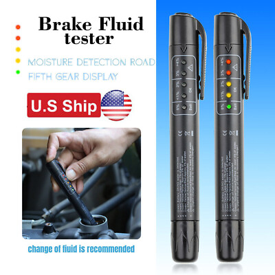 #ad Brake Fluid Tester Pen 5 LED Mini Indicator for Car Automotive Repairs Testing $1.59