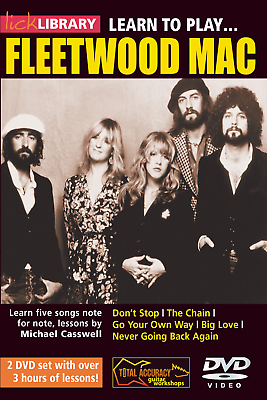 #ad Lick Library LEARN TO PLAY FLEETWOOD MAC Guitar Video Lessons 2 DVDs $24.95