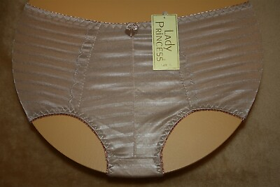 #ad Beige Panty With Shiny Lines All Over It amp; A Bow On The Front S C $9.99