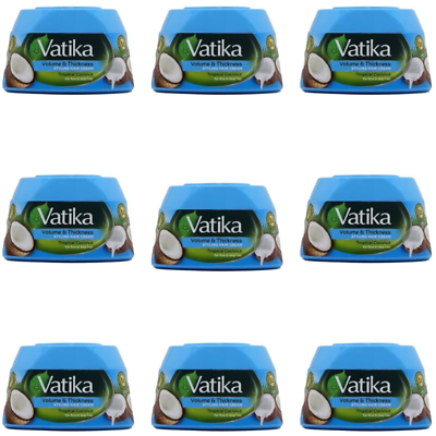 #ad 9X Vatika Naturals Volume amp;Thickness Style Hair Cream CoconutHennaAlmond140ml $99.99