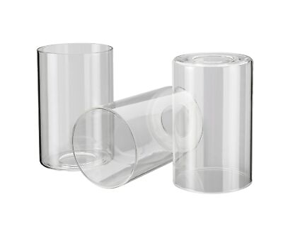 #ad Aspen Creative 23616 03 Clear Cylinder Glass Shade 3 1 2quot; Dia x 5 1 2quot; H Ce... $55.56