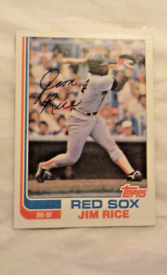 #ad Vintage 1982 JIM RICE Topps Baseball Card #750 Boston Red Sox Ungraded $25.99