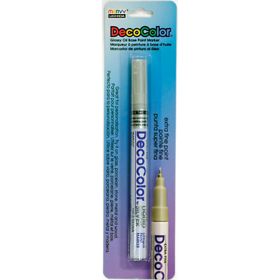 #ad Uchida DecoColor Extra Fine Metallic Opaque Paint Marker Liquid Silver $9.52