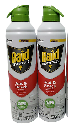 #ad Lot of 2: RAID Essentials Ant amp; Roach Killer Child amp; Pet SAFE Indoor Use 10 oz. $24.89