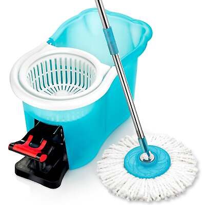 #ad Hurricane Spin Mop Home Cleaning System by BulbHead Floor Mop with Bucket $49.99
