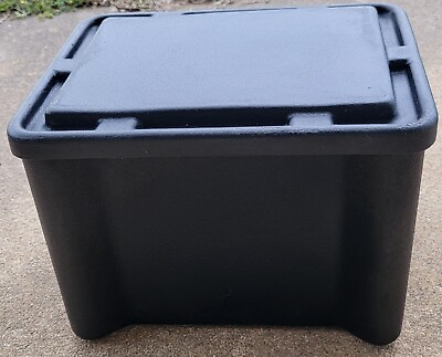 #ad Jaz Products Sealed Black Plastic Battery Box 13 x 10 1 2 x 9 1 2 $79.00