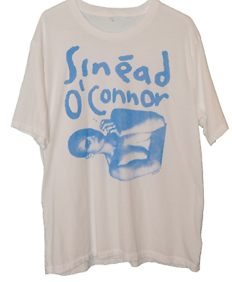 #ad VTG Sinead O Connor smoking WHITE T shirt Short sleeve All sizes S 5Xl XX16 $20.99