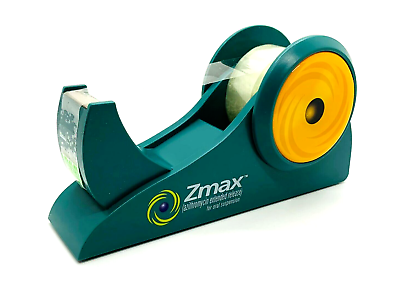 #ad Teal Drug Rep Promotional Item Zmax Heavy Desk Tape Dispenser New in Box 2005 $11.99