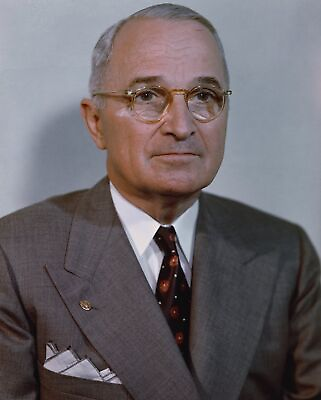 #ad President HARRY S TRUMAN Portrait Photo $11.97