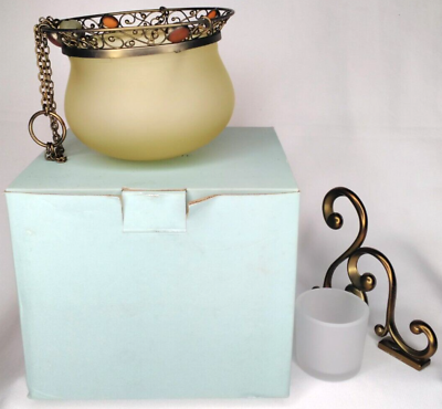 #ad PartyLite Paris Retro Hanging Candle Lamp With Original Box Vintage Home Decor $9.79