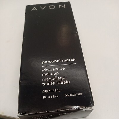 #ad Avon Personal Match Ideal Shade Makeup Foundation Medium Deep NOS Discontinued $10.95