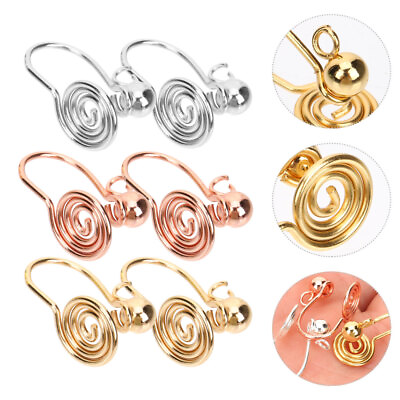 #ad 6pcs Cartilage Clip Ear Clip Keloid Earrings Pressure Clip Ear Cuff Earrings $7.71
