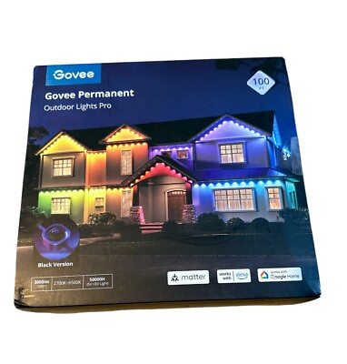#ad Govee Permanent Outdoor LED Lights Pro 100FT 60 RGBIC LED Lights $229.49