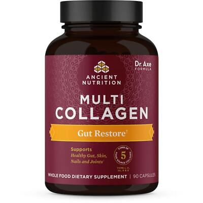 #ad Ancient Nutrition Multi Collagen Gut Restore 90 Caps $45.01