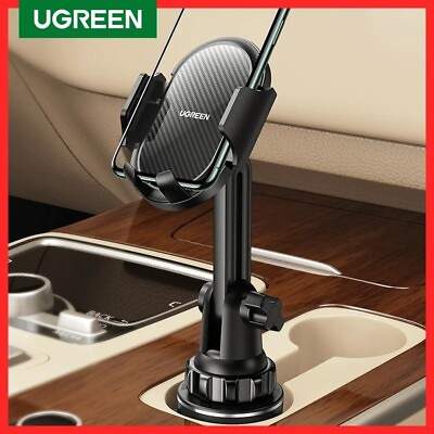 #ad UGREEN Car Cup Phone Holder Mobile Phone Stand For iPhone 15 14 13 Xiaomi Huawei $33.99