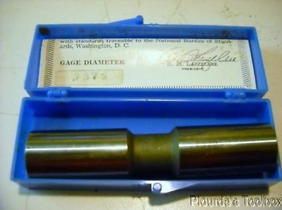 #ad Used Deltronic 0.7372 Class X Pin Gage with Certificate .7372 Diameter Gauge $6.00