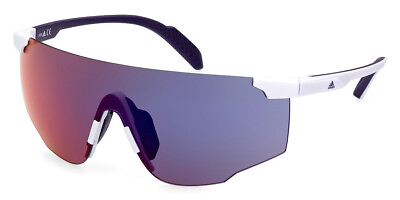 #ad Adidas SP0031 H Sunglasses Men White Shield 138mm New 100% Authentic $117.47
