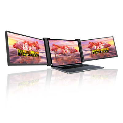 #ad 15.6#x27;#x27; Triple Extender Portable Laptop Monitor 1920*1080 IPS Dual Dispaly Screen $419.99