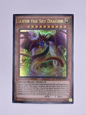 #ad Slifer The Sky Dragon MVP1 ENSV6 Ultra Rare Pack Fresh $3.95