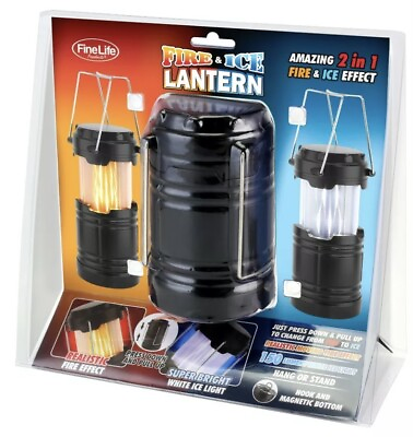 #ad Fire And Ice Lantern Two Colors Perfect For Camping And Home Lighting. Brand New $18.00