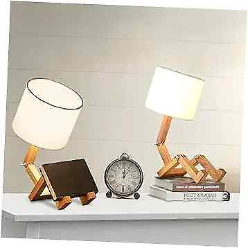 #ad #ad Robot Desk Lamp Set of 2 Creative Bedside Lamp for Robots Two sets $85.11
