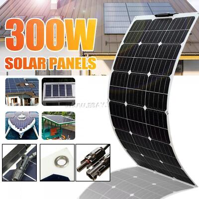 #ad #ad 300W Flexible Solar Panel Outdoor IP68 Hi Efficiency Roof Solar Modul US SUPPLY $236.98