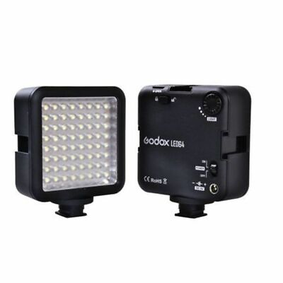 #ad Godox 64 LED Video Light Lamp for Canon Nikon Sony DSLR Camera Camcorder DV AU $47.99