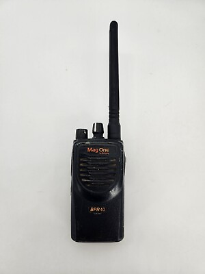 #ad Motorola Mag One BPR40 Two Way Radio VHF 150 174 MHz AAH84KDS8AA1AN Bad Battery $34.99
