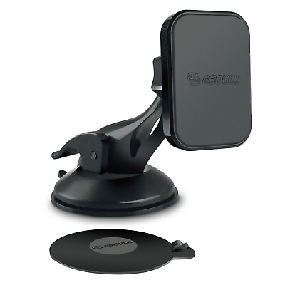 #ad Esoulk Magnetic Car Mount Black Dashboard Holder With Adhesive Pad $9.95