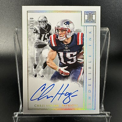 #ad 2018 Panini Impeccable Chris Hogan Indelible Ink On Card Auto GOLD 10 $99.99