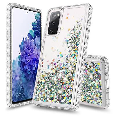 #ad Shinning Diamond Liquid Designed For Samsung Galaxy S20 FE 5G Case Diamond Clear $14.99