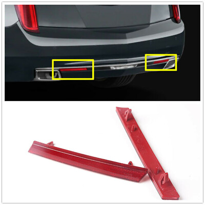 #ad Red Car Rear Bumper Lower Reflector Light Trim For Cadillac XTS 2013 17 20874085 $17.33